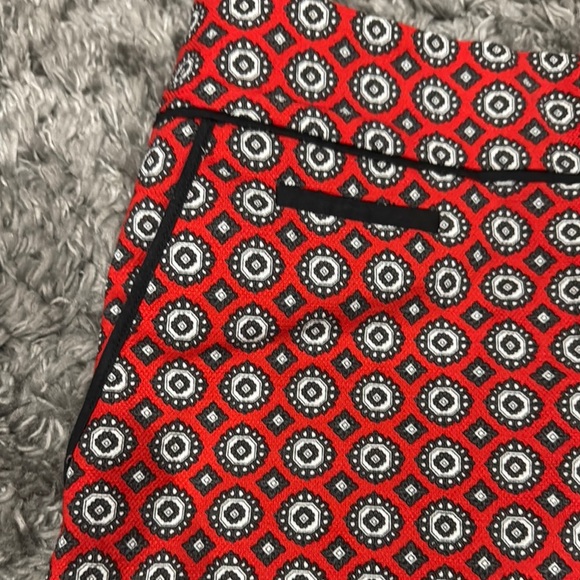 LOFT Red and Blue Shorts size 4 womens bottoms casual dressy business designer - Picture 4 of 7